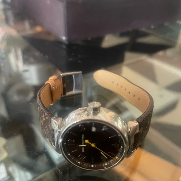 Louis Vuitton tambour monogram watch unisex 1000% authentic - Picture 8 of 12